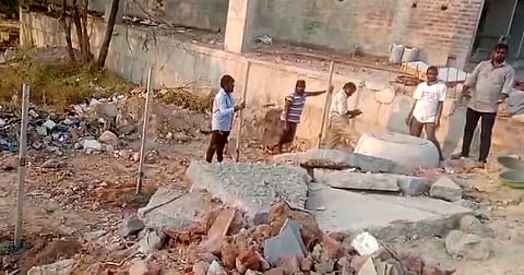 Neknampur fencing work by HYDRAA