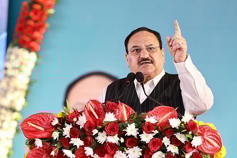 Union Health Minister J P Nadda Participates in the Bhumi Pujan of PPP-Model Based Medical Colleges in Dhar and Betul in Madhya Pradesh.