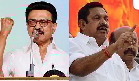 Chief Minister M K Stalin and AIADMK general secretary Edappadi K Palaniswami