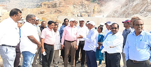 The Polavaram project was inspected by Yogesh Paithankar, Additional Secretary, Team Leader and Chief Executive Officer Ex-Officio.