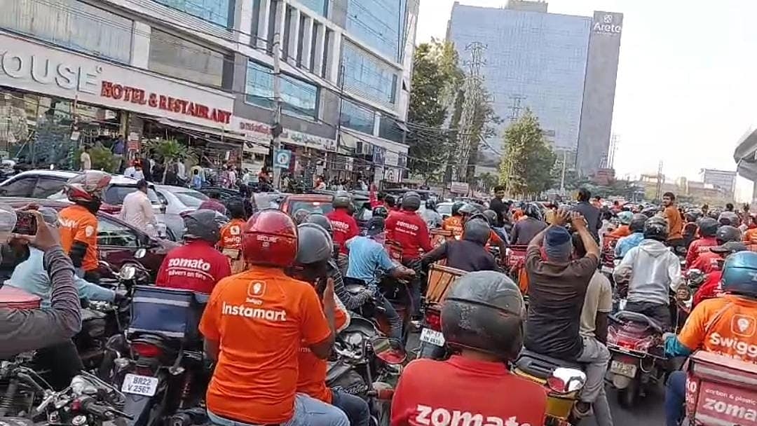 Flash strike by platform, gig workers receives lukewarm response; mega strike on New Year's eve