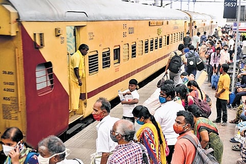 Compared to last year, train fares have increased by Rs 20 for a distance of 500 km.