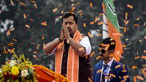 BJP's Working President Nitin Nabin.