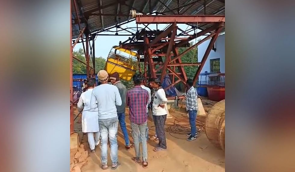 Under-construction ropeway collapses in Bihar’s Rohtas district days before scheduled New Year opening