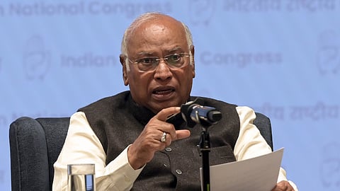 Congress President Mallikarjun Kharge 