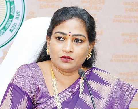 Home Minister Vangalapudi Anitha