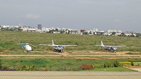 A view of Jakkur Aerodrome in Bengaluru