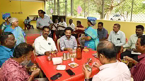 The millet-based canteen set up at Bharathidasan University under the Tamil Nadu Corporation for Development of Women’s (TNCDW) Mathi scheme 