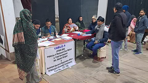 Ongoing SIR hearing in Dakshin Dinajpur district West Bengal.