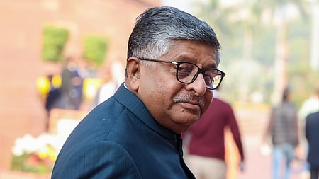 Former law minister and BJP leader Ravi Shankar Prasad.