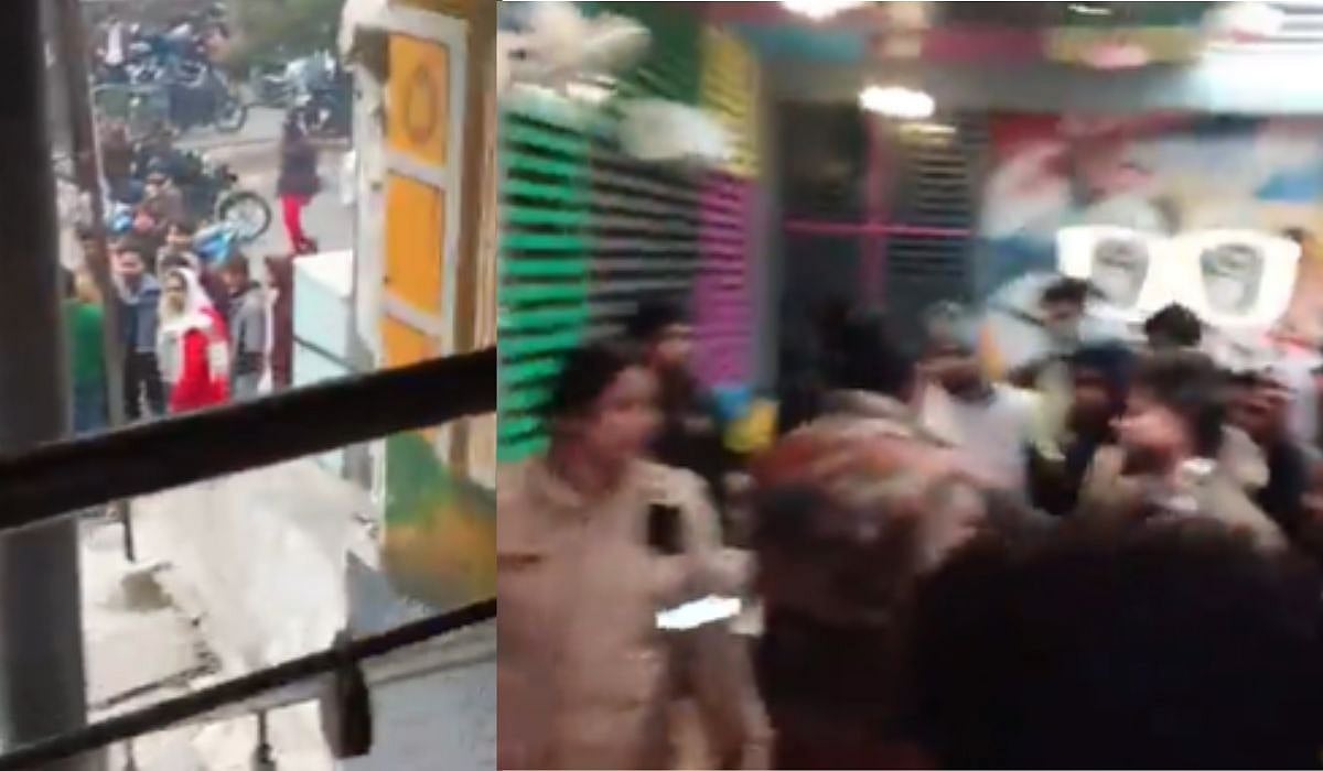 UP police file FIR against Bajrang Dal members for vandalising party, accusing two students of 'love jihad'