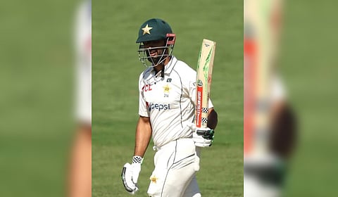 Masood set the mark while playing for Sui Northern Gas against Sahar Associates on the first day of the President's Cup departmental tournament.