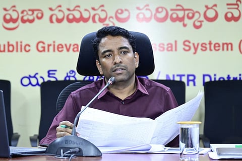 NTR District Collector  G Lakshmisha. 