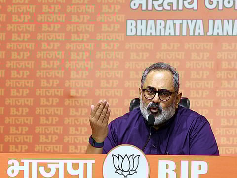 Kerala BJP president Rajeev Chandrasekhar.
