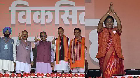 BJP won the Assembly elections by defeating AAP, which had been in power since 2014 in Delhi. The election outcome reflected a clear shift of voters towards the saffron party.