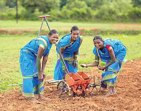Women Farmers: Custodians of agri
heritage and agrobiodiversity