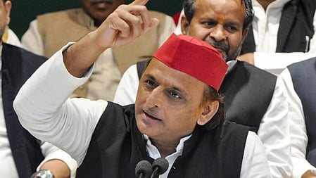Samajwadi Party supremo Akhilesh Yadav. 