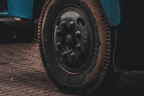 Lucky escape for 40 as wheel comes off bus in Odisha's Ganjam