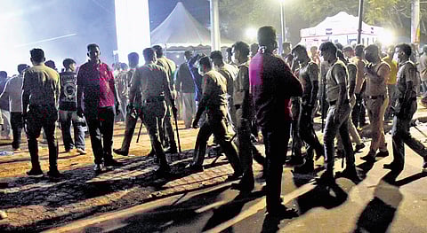 Adequate police deployment at Fort Kochi ensured the Cochin Carnival festivities passed off smoothly, without untoward incidents 