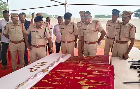 Interstate bank theft accused held by AP police; Rs 5.54 crore in gold, vehicles recovered