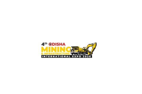 Logo of the 4th edition of Odisha Mining and Infrastructure International Expo 2026