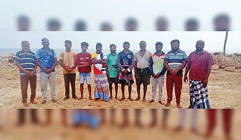 The 11 men were arrested on Thursday midnight.