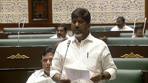 Telangana Dy CM Bhatti Vikramarka mallu  addressing at assembly.