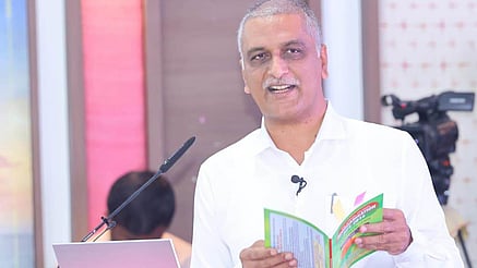 BRS MLA and former Minister T Harish Rao .