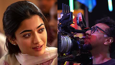 Rashmika Mandanna in The Girlfriend (L) and Krishnan Vasant (R)