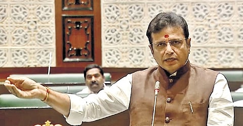 Legislative Affairs Minister D Sridhar Babu