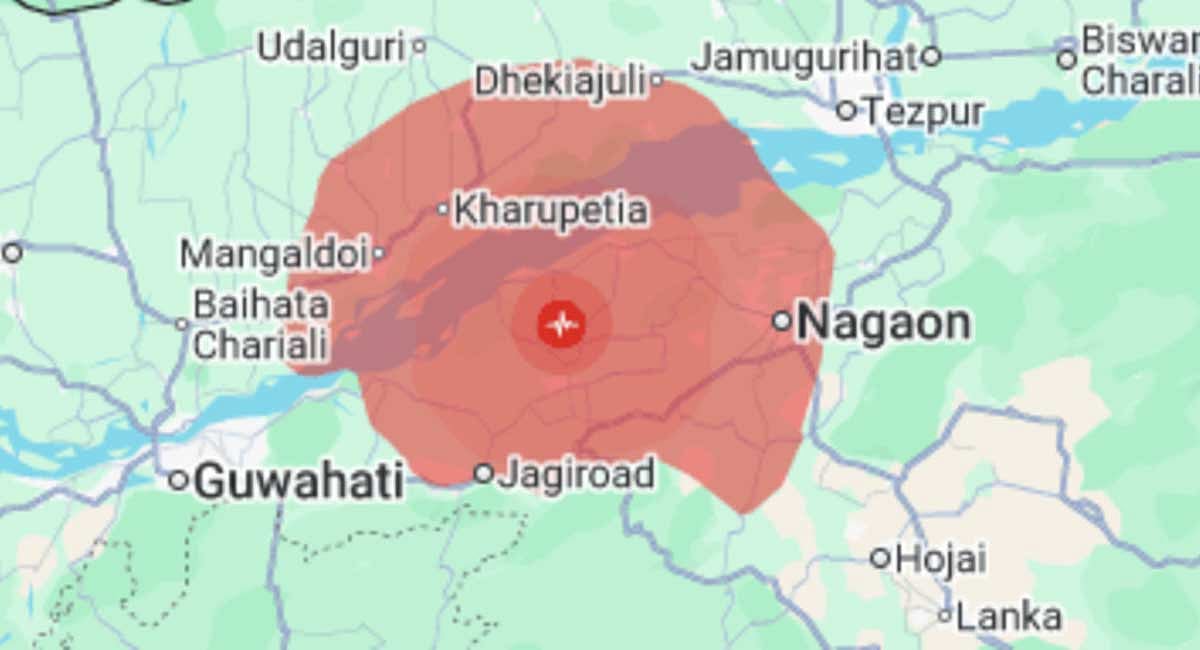 Assam hit by 5.1 magnitude earthquake; no casualty reported 