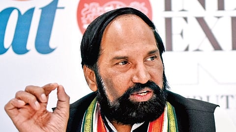 Irrigation and Civil Supplies Minister N Uttam Kumar Reddy 