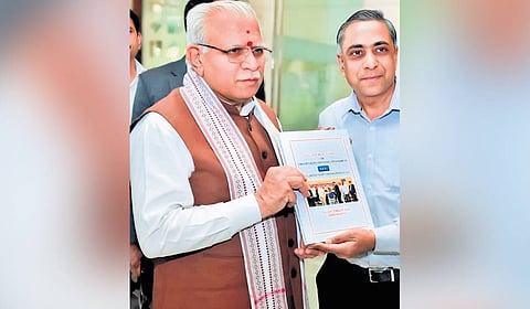 Union Minister for Energy, Housing and Urban Development Manohar Lal Khattar