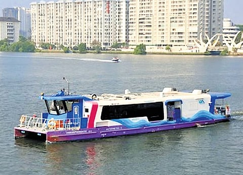 Kochi Water Metro is following a four-pronged approach: provide branding opportunities inside boats, lease out space at terminals