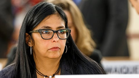 Venezuela’s interim president, Delcy Rodriguez.