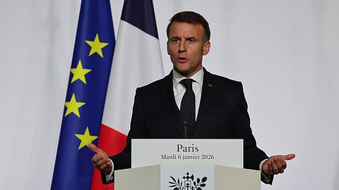 French President Emmanuel Macron.