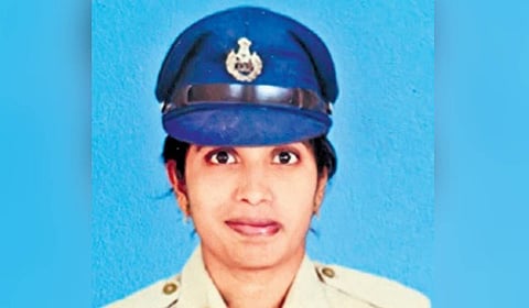 Dundigal head constable Maloth Swaroopa