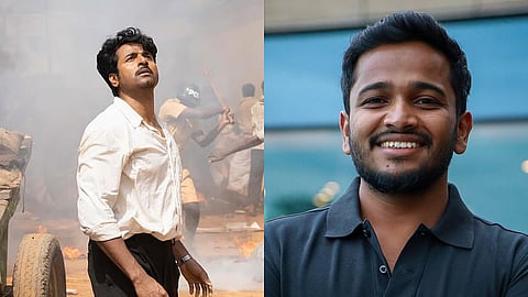 Sivakarthikeyan in a still from Parasakthi (L) and Basil Joseph (R)