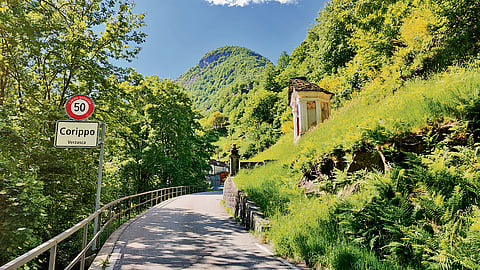 Entry point to the village