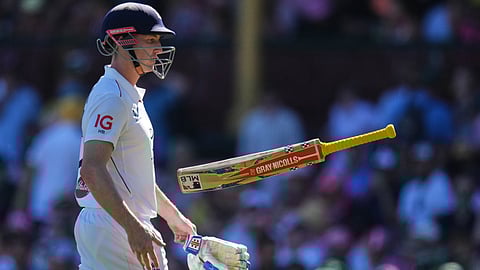 England's Harry Brook apologized on Thursday for clashing with a nightclub bouncer in October during the tour of New Zealand that preceded the Ashes series that Australia comprehensively won 4-1.