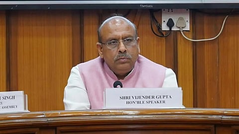 Delhi Assembly Speaker Vijender Gupta