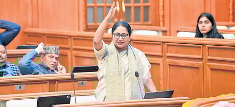 Chief Minister Rekha Gupta attacked previous AAP govt in Assembly on Friday