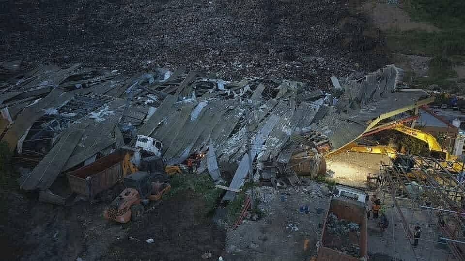 One person killed, at least 27 missing in landfill collapse in central  Philippine city