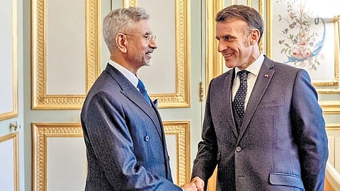 Jaishankar met French President Emmanuel Macron during his 6-day visit to France