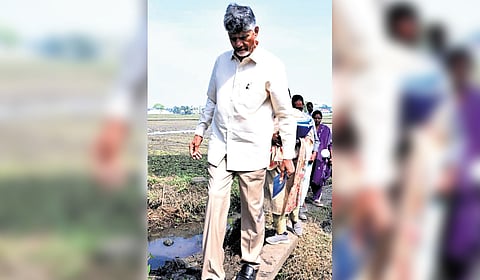CM takes part in pattadar passbook distribution at Rayavaram.