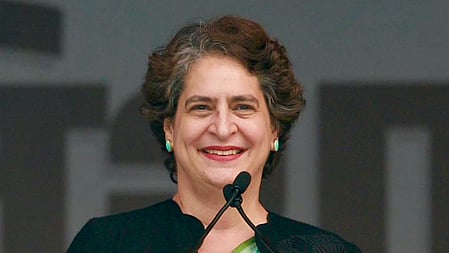 Congress leader Priyanka Gandhi.