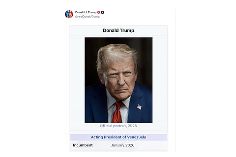 Trump on Truth Social claims title of ‘Acting President of Venezuela’ days after Maduro capture