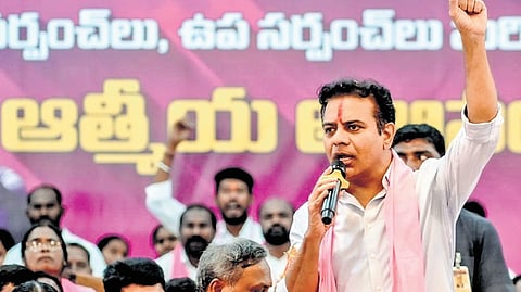 BRS working president KT Rama Rao.
