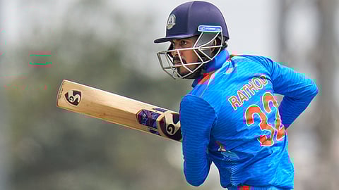 Vidarbha's Yash Rathod scored 86 runs on Tuesday