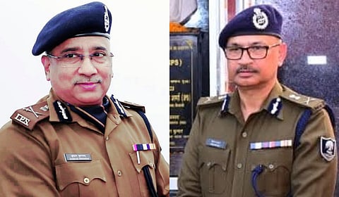 DG(STF)Kundan Krishnan(L) and  DGP Vinay Kumar(R)